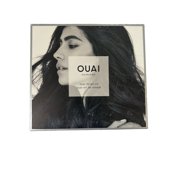 Ouai To Go Kit Travel Kit - Dry Shampoo, Wave Spray, Hair Oil, Hair Ties NIB - Picture 2 of 7
